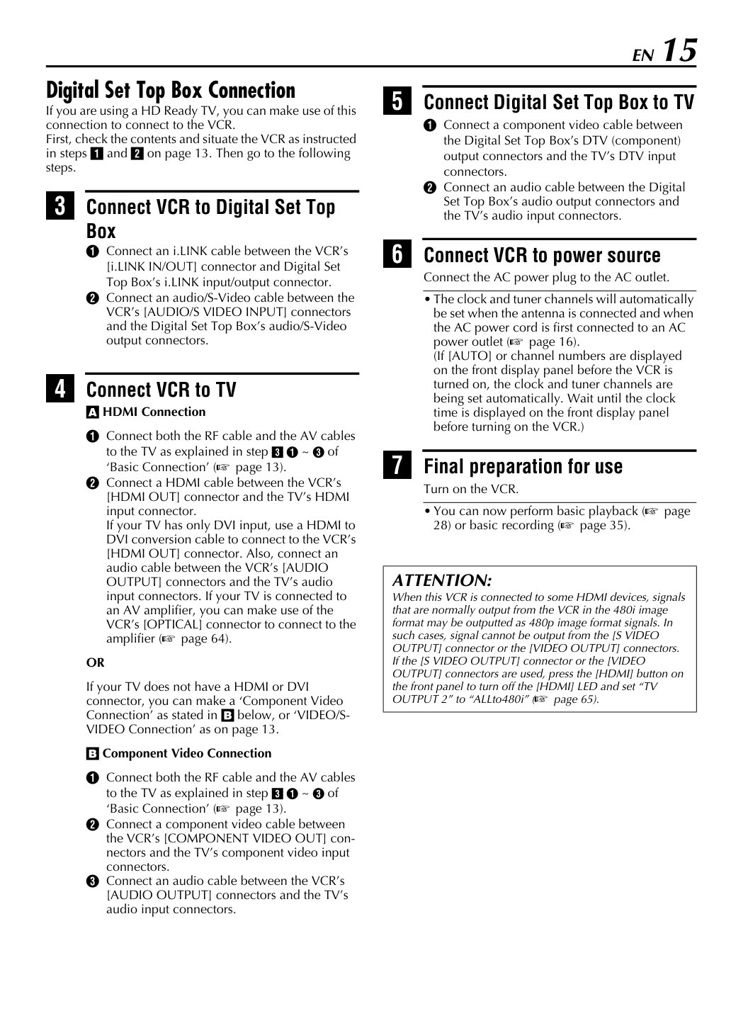 JVC HM-DH5U D-VHS Instructions EN (Instant Download) - Image 4