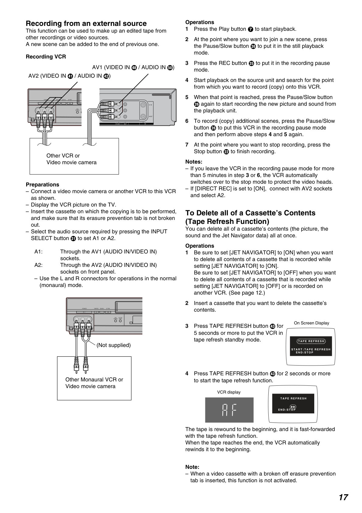 Panasonic NV-FJ630 VHS Owner Manual EN (Instant Download) - Image 4