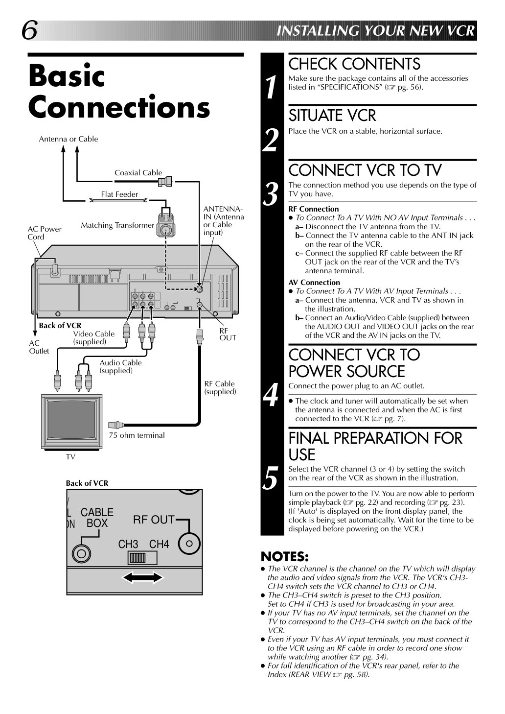 JVC HR-VP638U VHS Owner Manual EN (Instant Download) - Image 4