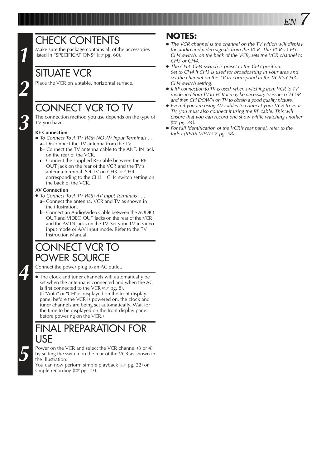 JVC HR-VP675U VHS Owner Manual EN (Instant Download) - Image 4