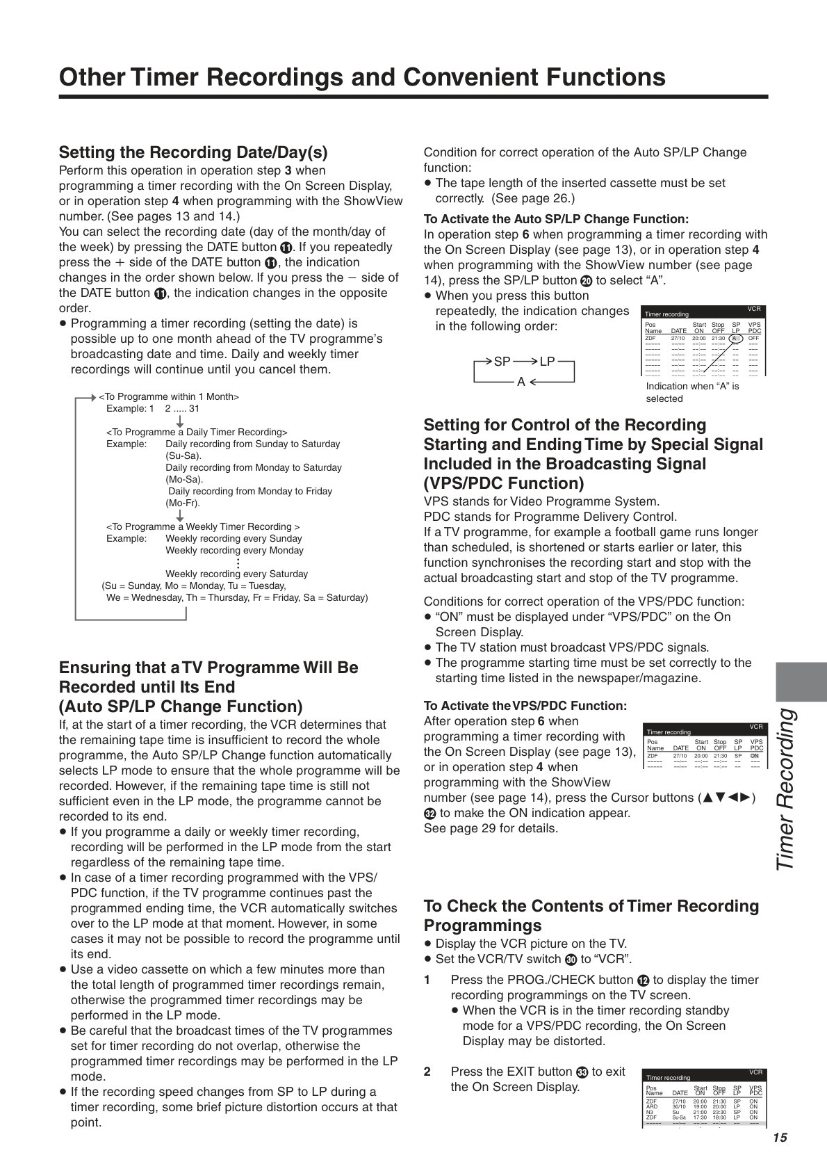 Panasonic NV-FJ610 VHS Owner Manual EN (Instant Download) - Image 4