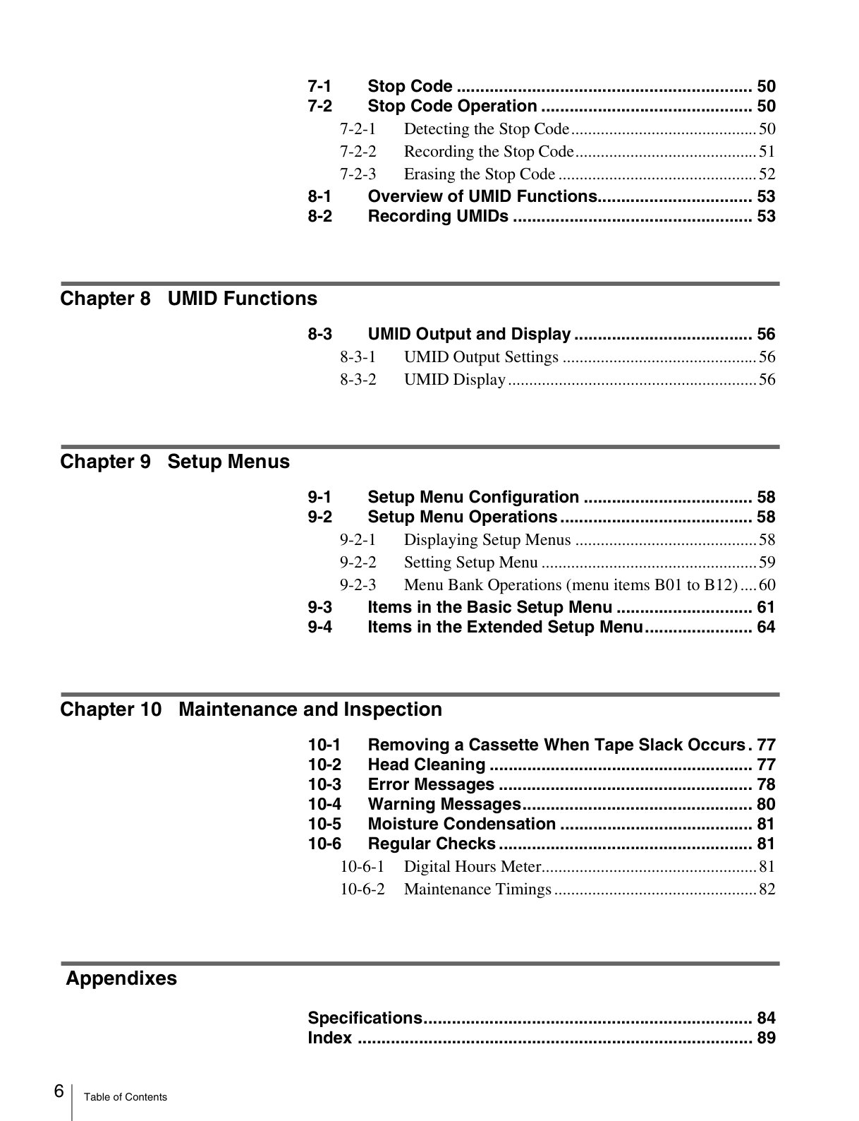 Sony HDW-S280 HDCAM / XDCAM Owner Manual EN (Instant Download) - Image 4