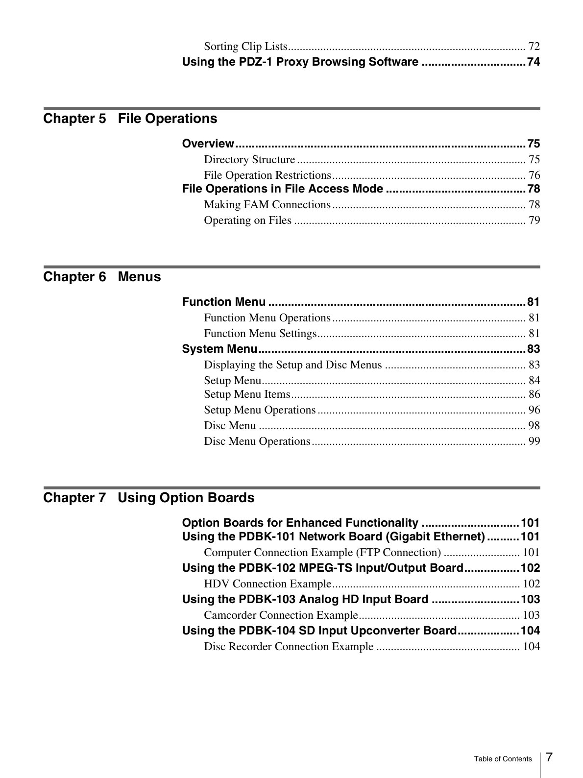 Sony PDW-F70 HDCAM / XDCAM Owner Manual EN (Instant Download) - Image 4