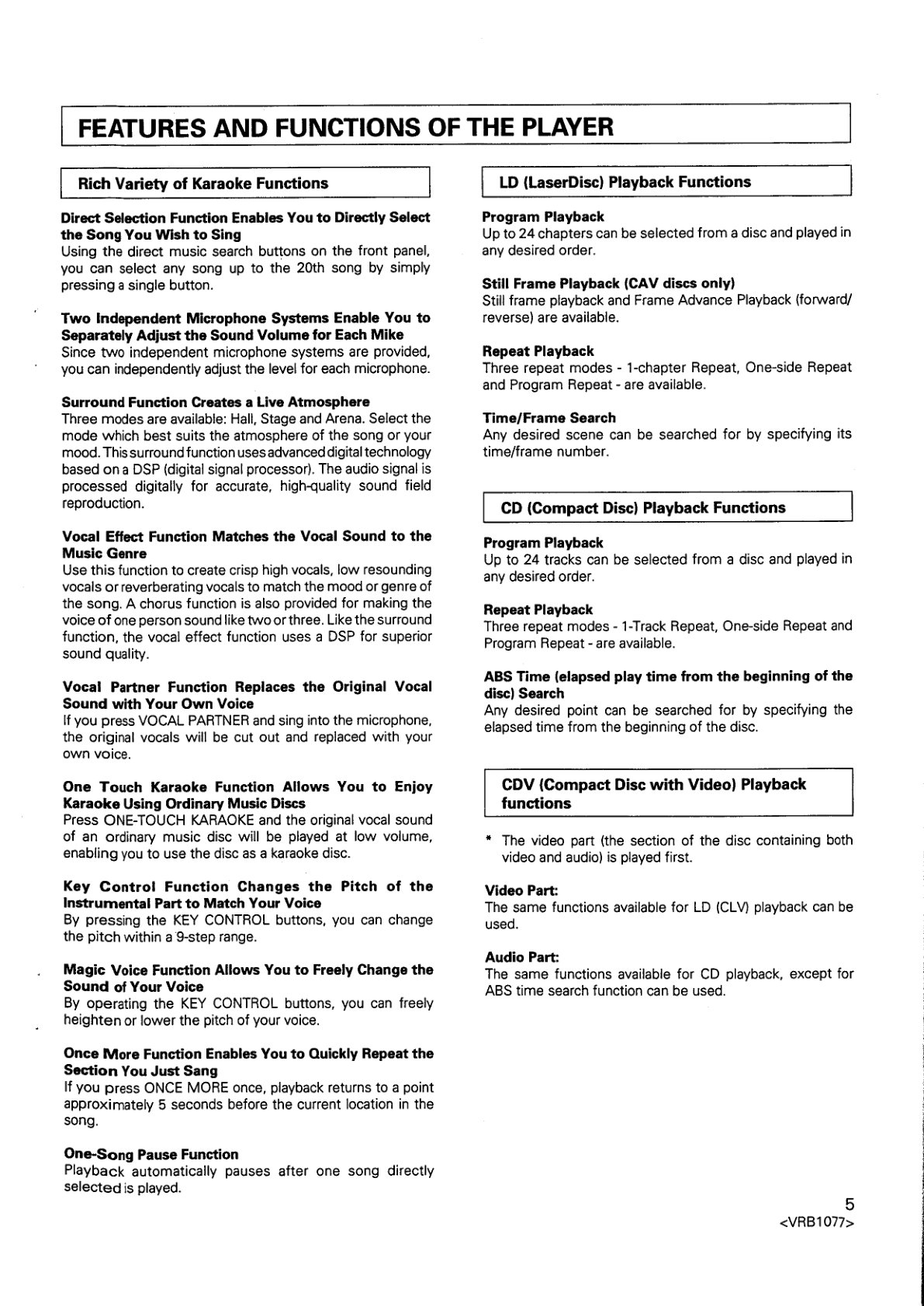 CLD-1810K-EN User Manual Scan (Instant Download) - Image 5