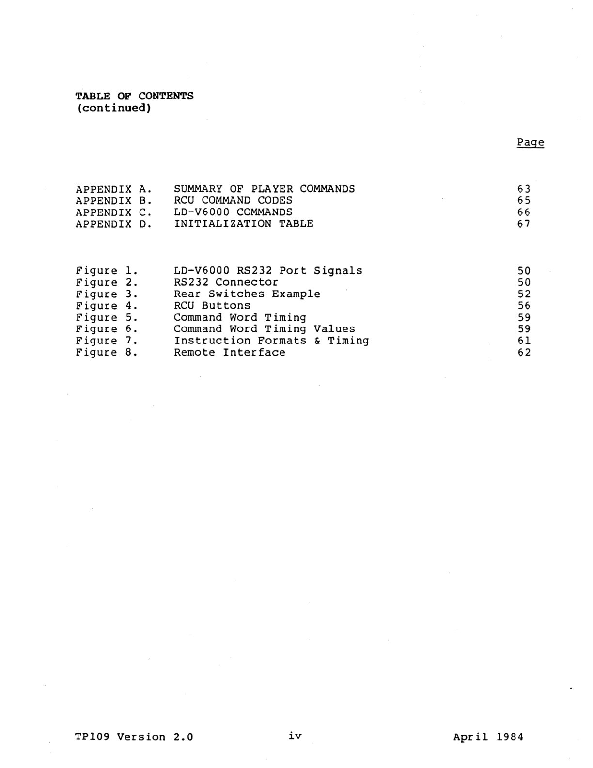 TP109 LD-V6000 Users Manual Version 2 0 Apr1984 (Instant Download) - Image 5