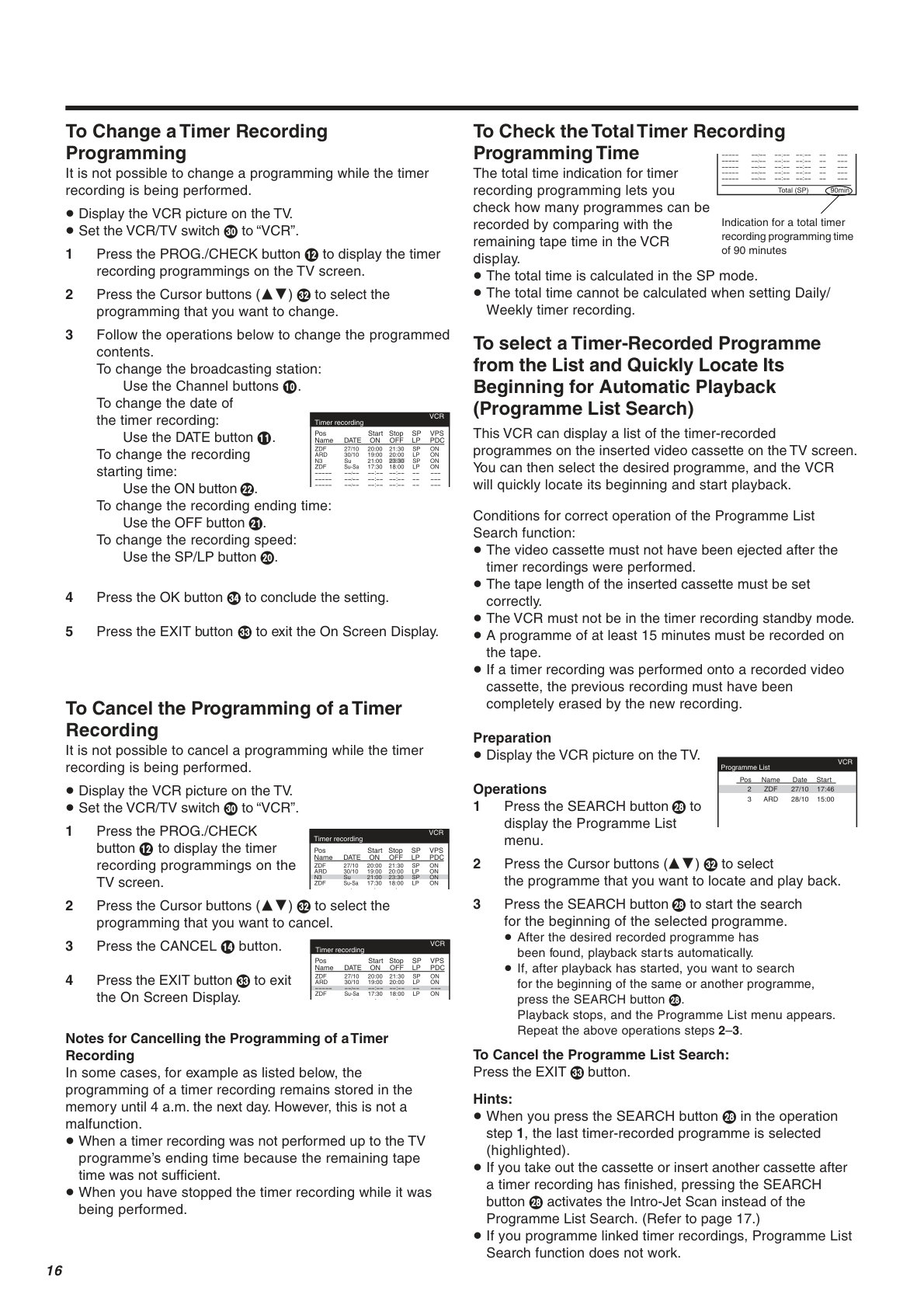 Panasonic NV-FJ610 VHS Owner Manual EN (Instant Download) - Image 5