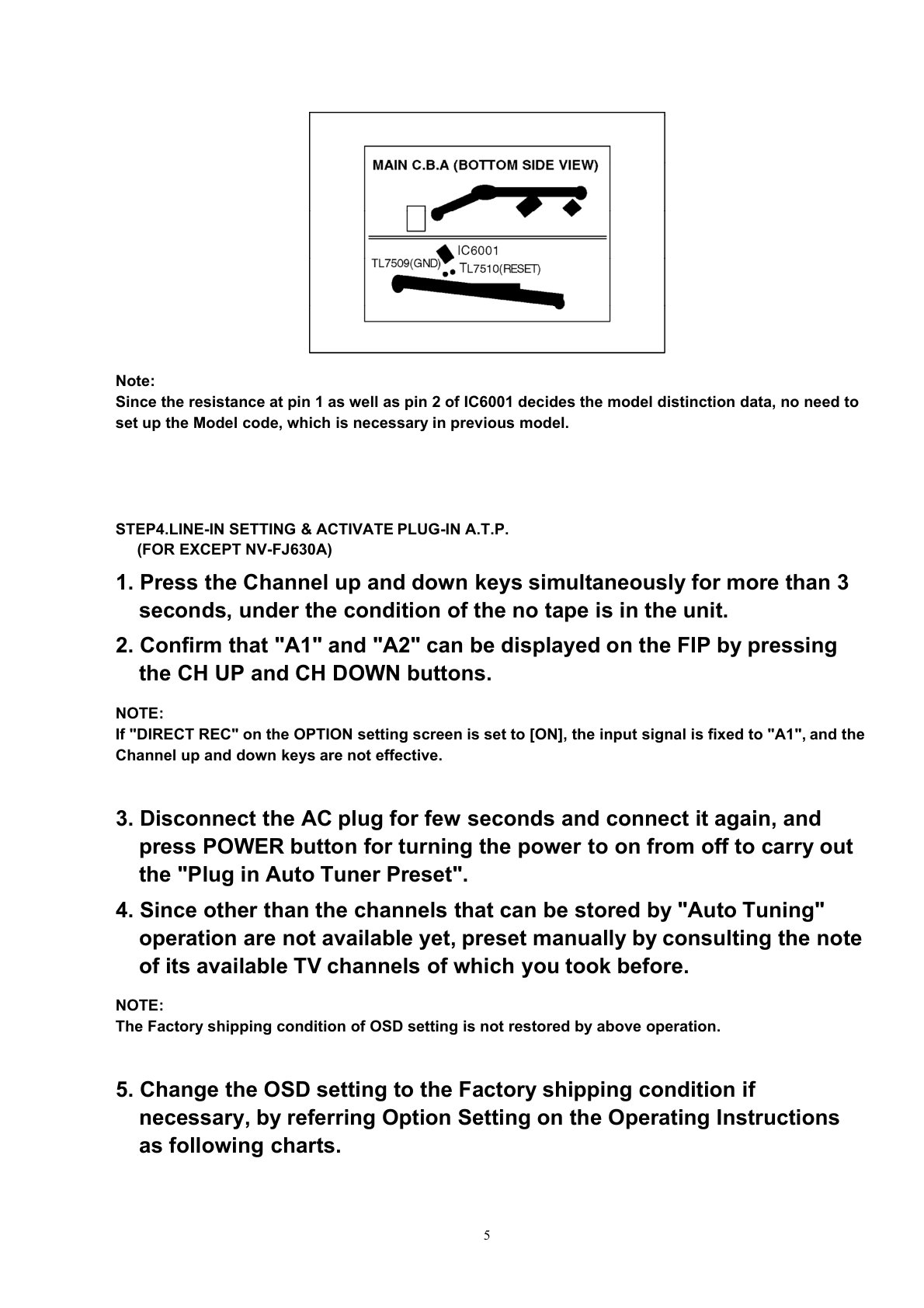 Panasonic NV-FJ630A VHS Service Manual EN (Instant Download) - Image 5