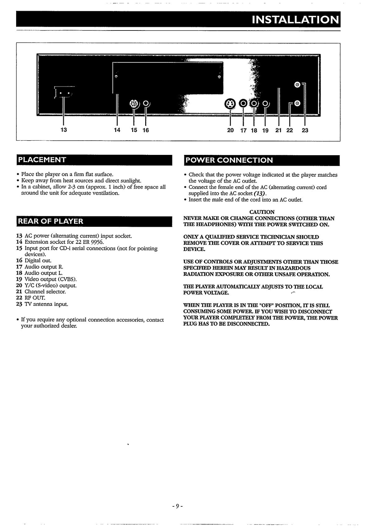 Philips CDI 220 CD-i Manual EN (Instant Download) - Image 5