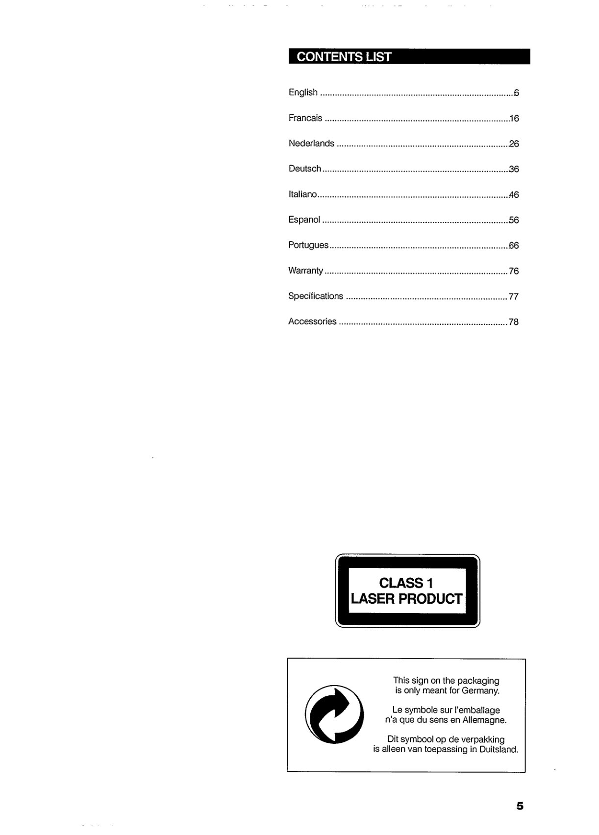 Philips CDI 360 CD-i Manual EN (Instant Download) - Image 5