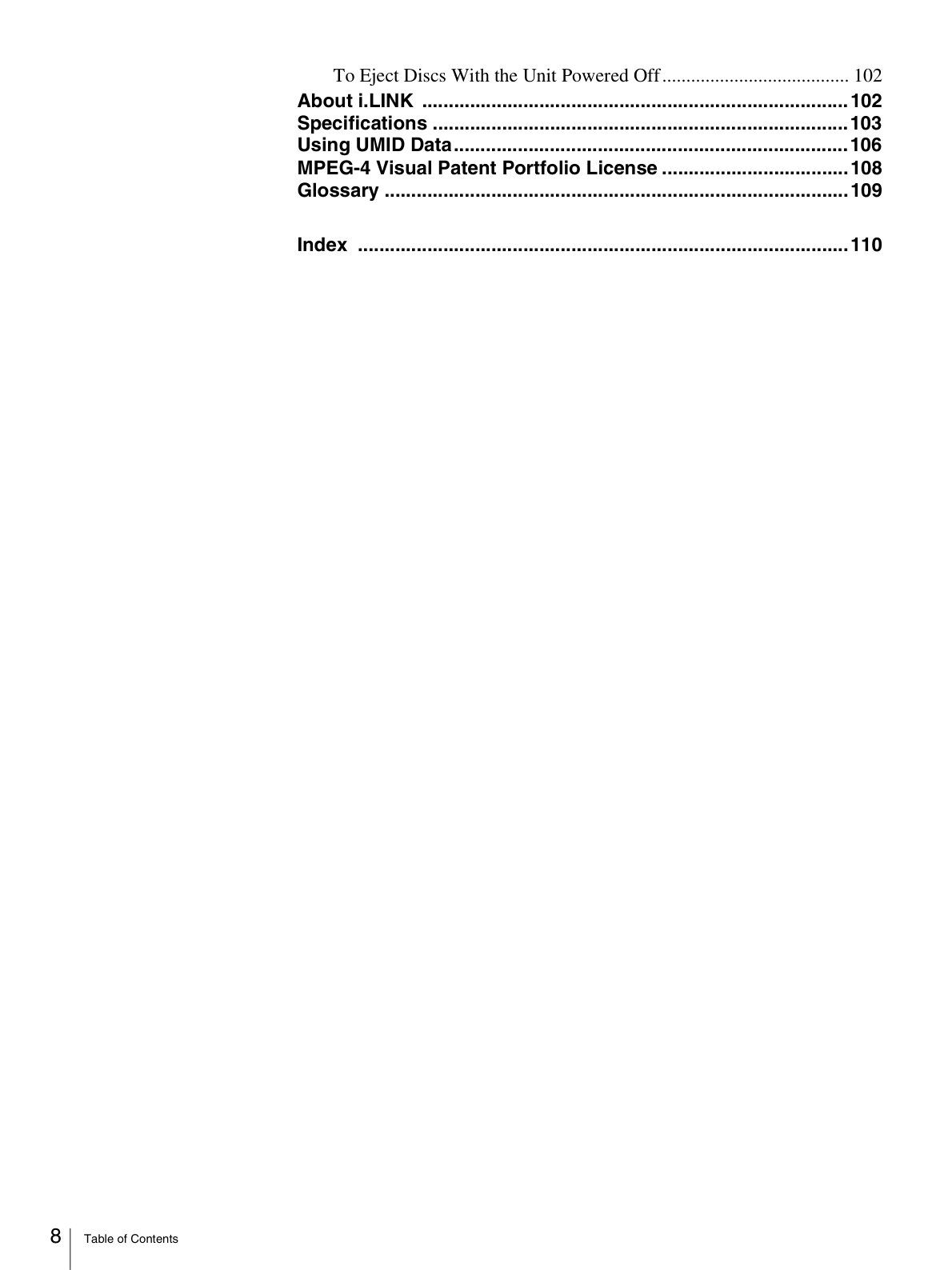 Sony PDW-F30 HDCAM / XDCAM Owner Manual EN (Instant Download) - Image 5