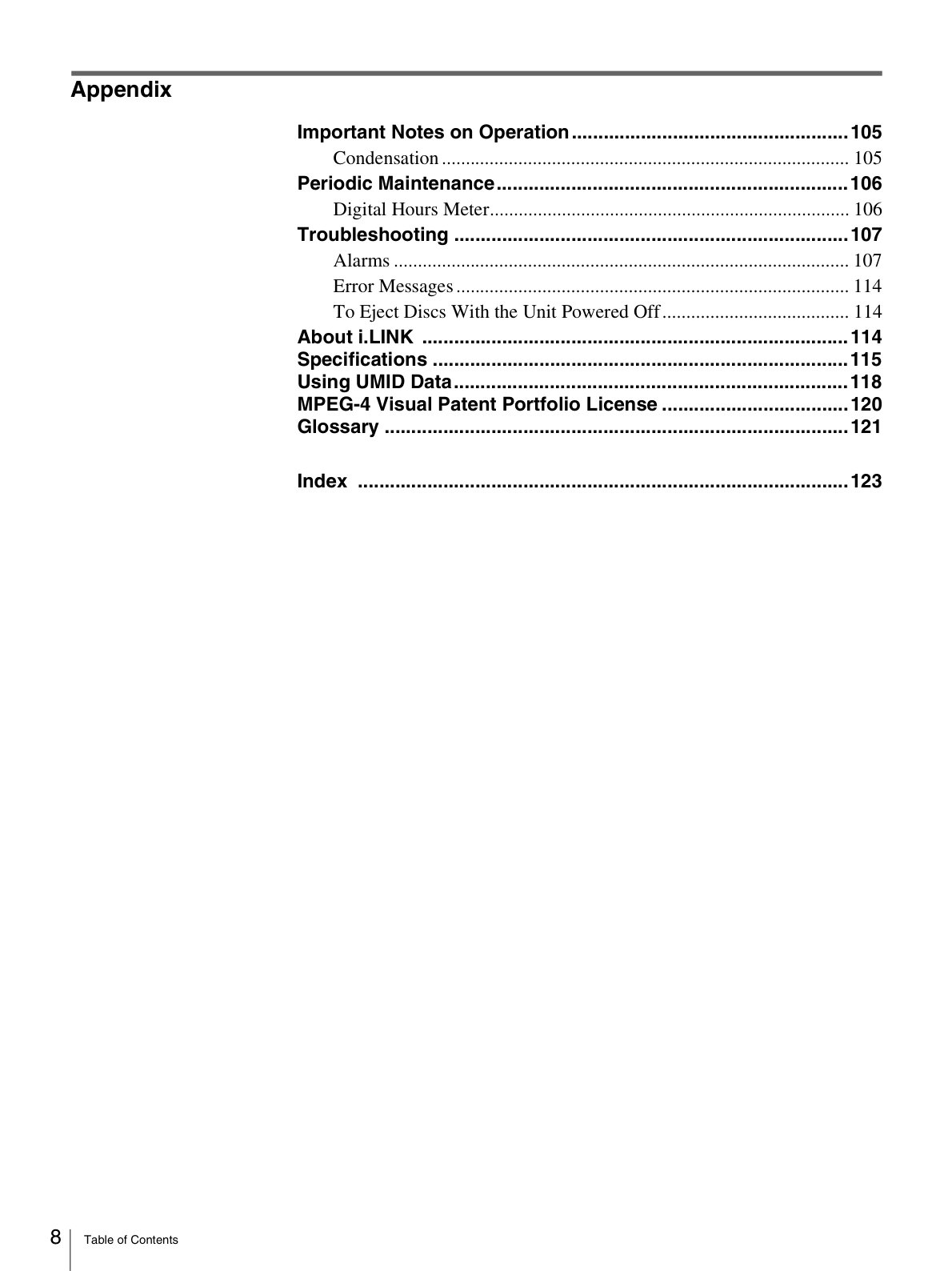 Sony PDW-F70 HDCAM / XDCAM Owner Manual EN (Instant Download) - Image 5