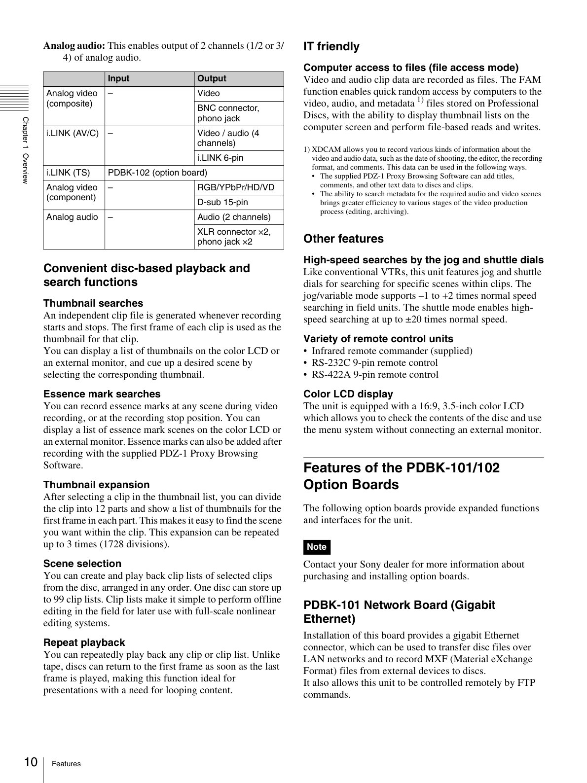 Sony PDW-F30 HDCAM / XDCAM Owner Manual EN (Instant Download) - Image 6