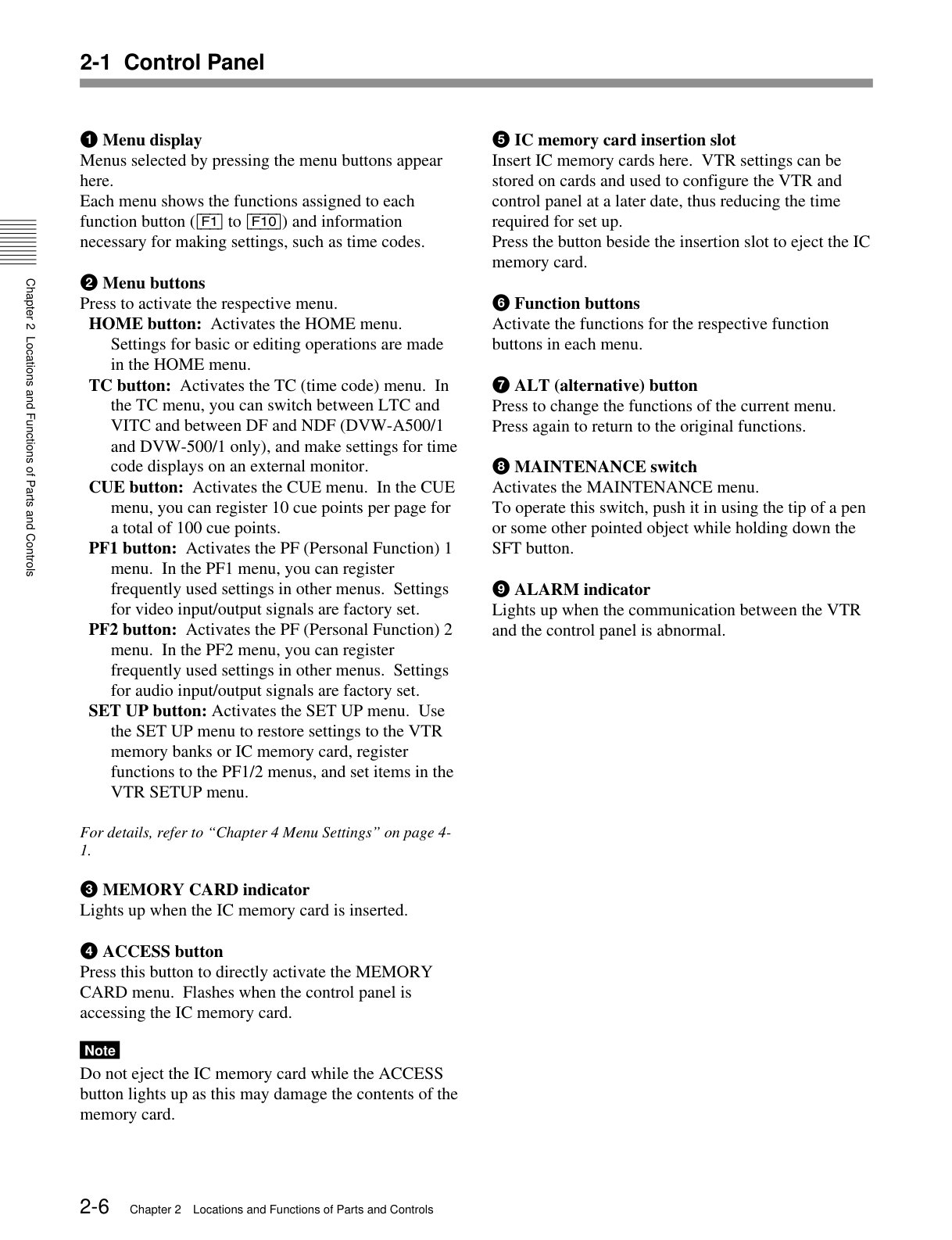 Sony DVW-500 Betacam Owner Manual EN (Instant Download) - Image 7