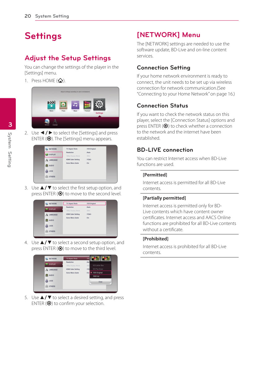 LG BP350 Blu-ray Player Owner Manual EN (Instant Download) - Image 7