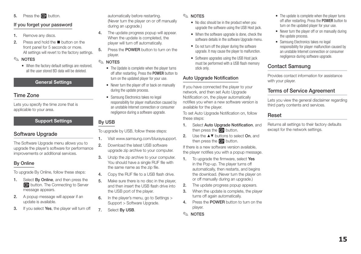 Samsung BD-F5700 Blu-ray Player Owner Manual EN (Instant Download) - Image 7