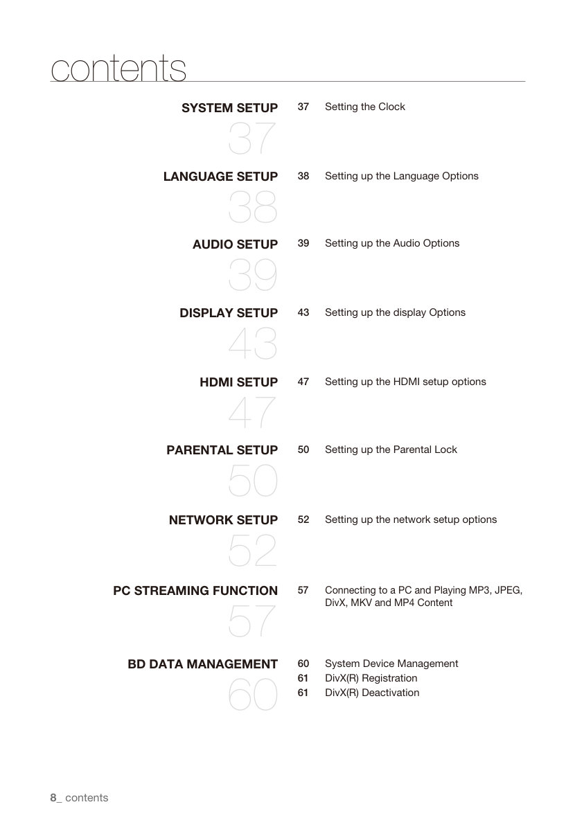 Samsung BD-P3600 Blu-ray Player Owner Manual EN (Instant Download) - Image 6