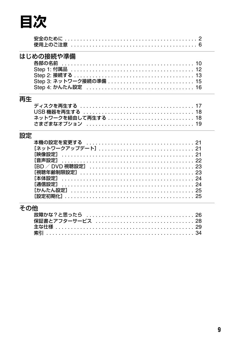 Sony BDP-S190 Blu-ray Player Owner Manual EN (Instant Download) - Image 4