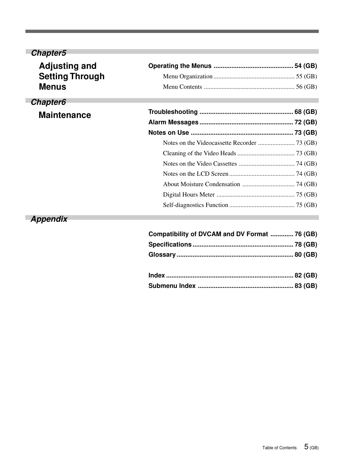 Sony DSR-25 DVCAM Owner Manual EN (Instant Download) - Image 3