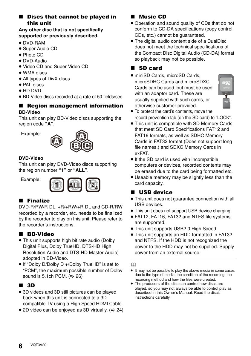 Panasonic DMP-BDT220 Blu-ray Player Owner Manual EN (Instant Download) - Image 4