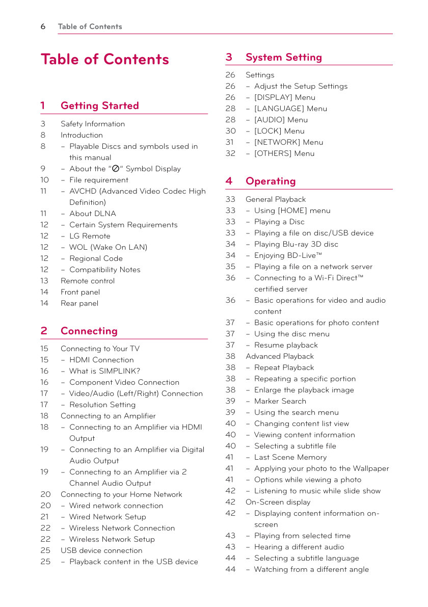 LG BD670 Blu-ray Player Owner Manual EN (Instant Download) - Image 3